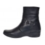 Ghete dama Marimea 39 din piele naturala cu fermoar imblanite GD156N2